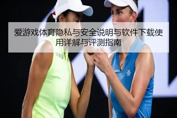 爱游戏体育隐私与安全说明与软件下载使用详解与评测指南